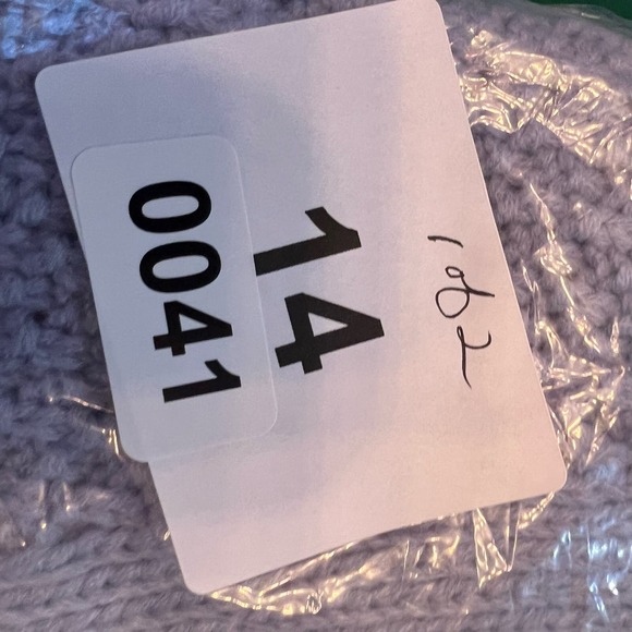 VTSGN Women's Chunky Open Cardigan with side pockets Sky Blue SZ L - Picture 6 of 6